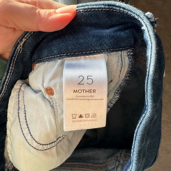 MOTHER Looker Ankle Fray Jeans Size 25 - Picture 10 of 13
